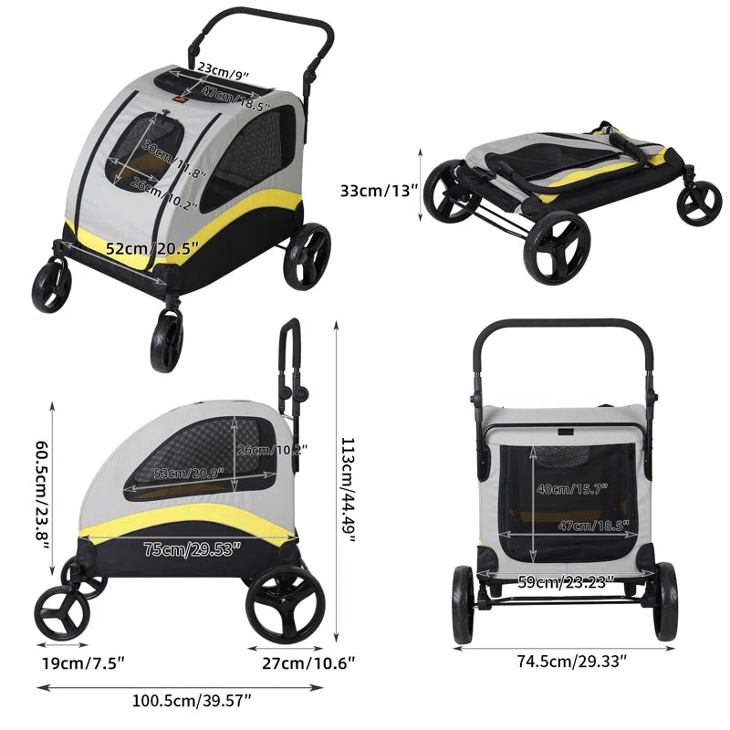 Foldable Pet Stroller